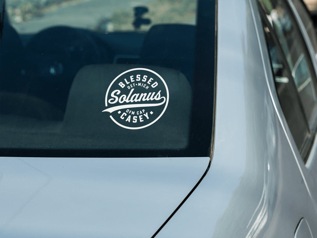 Blessed Solanus Casey Catholic Car Decal - Little Way Design Co.