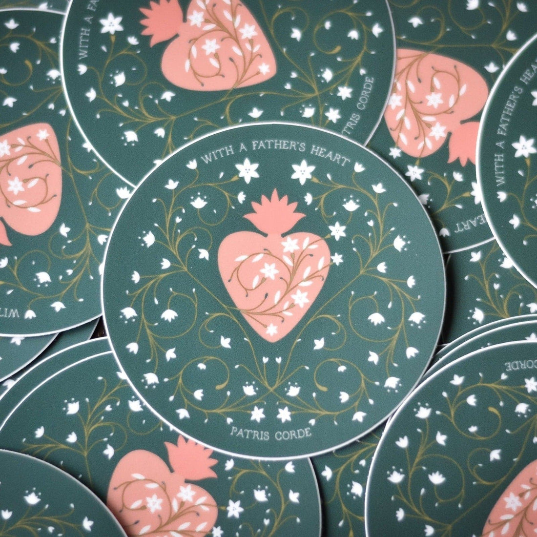 Chaste Heart of St. Joseph Catholic Sticker - Little Way Design Co.