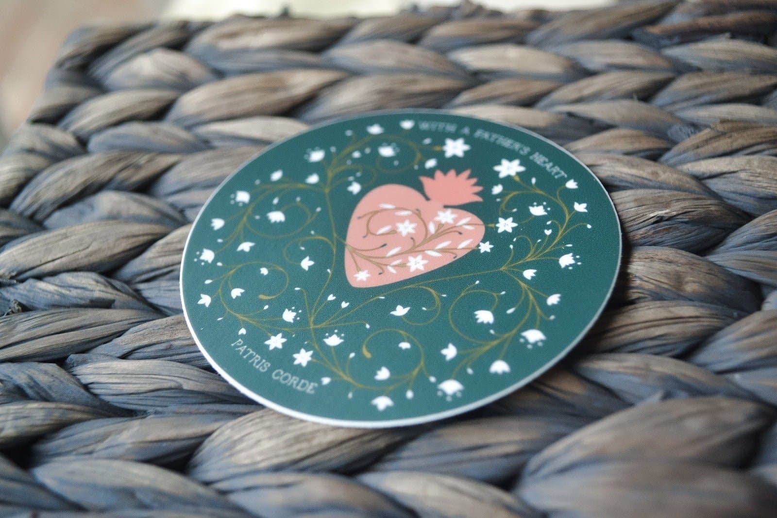 Chaste Heart of St. Joseph Catholic Sticker - Little Way Design Co.