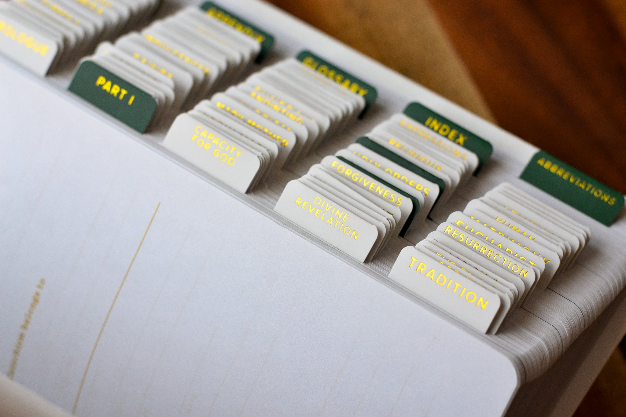 catholic catechism tabs