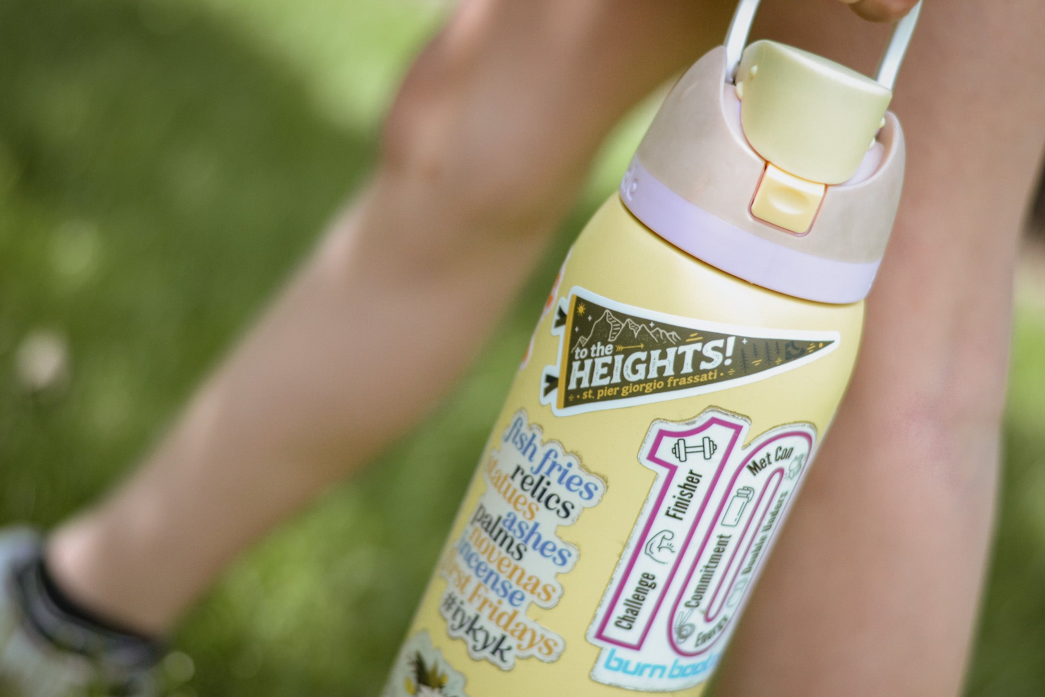 saint pier giorgio frassati catholic sticker pennant