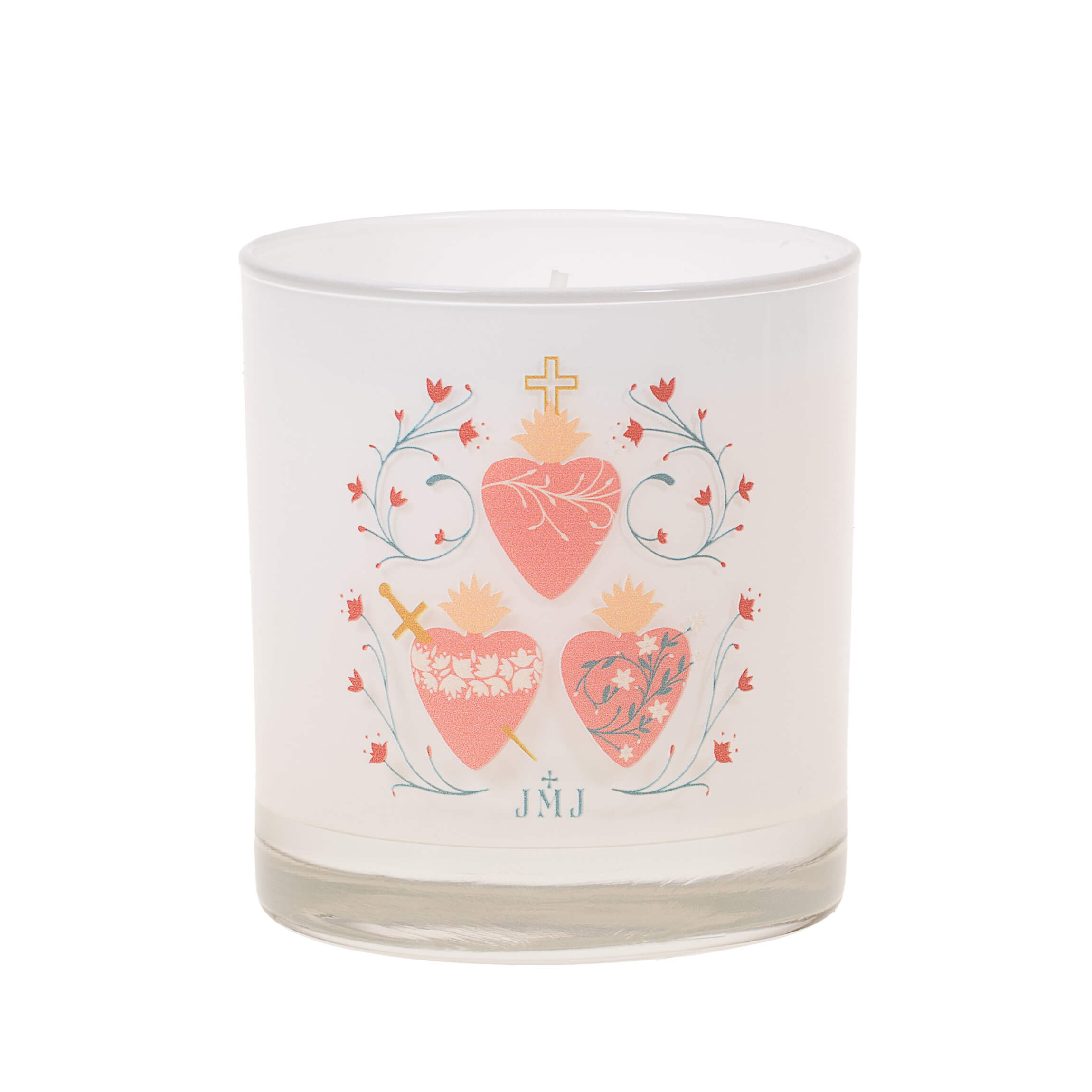 JMJ Three Hearts Candle