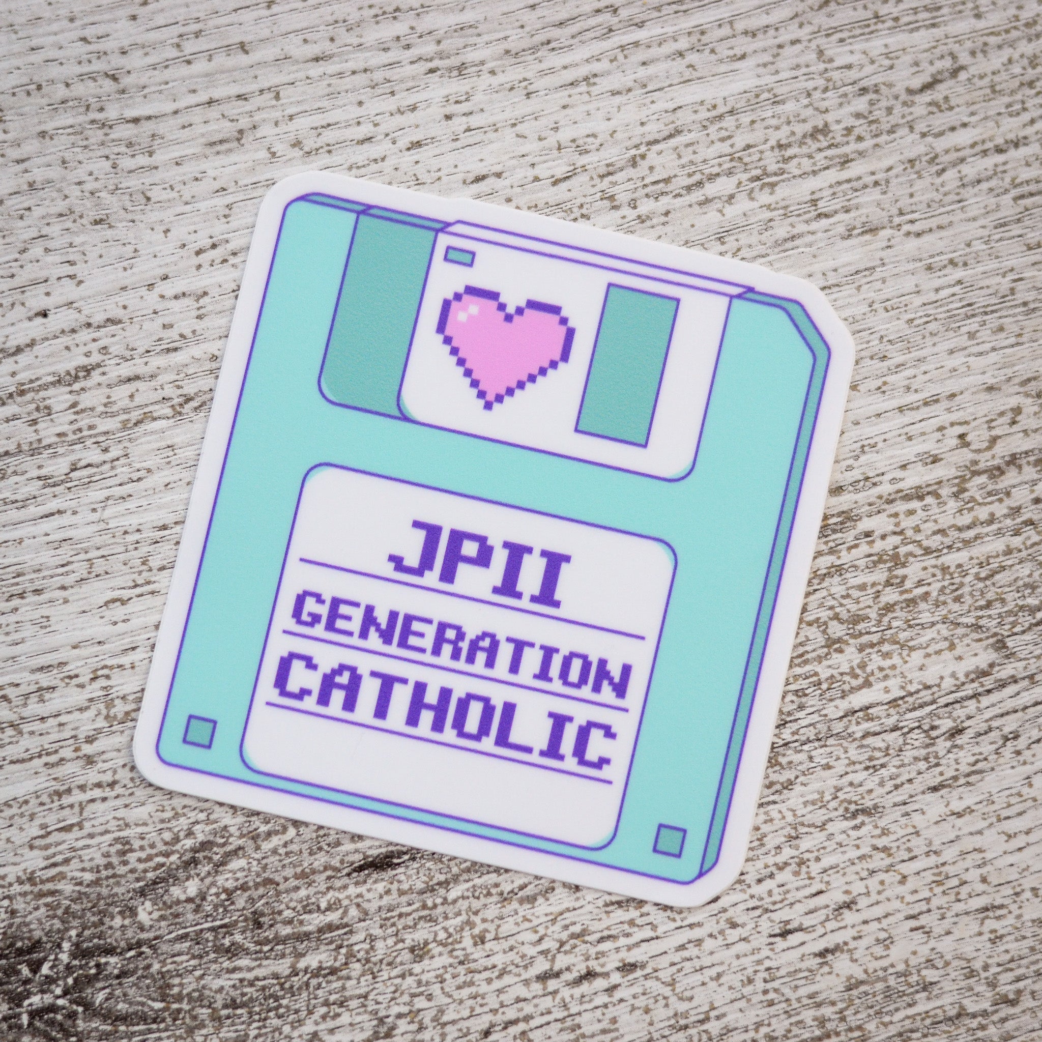 Pope St. John Paul II Generation Catholic Sticker