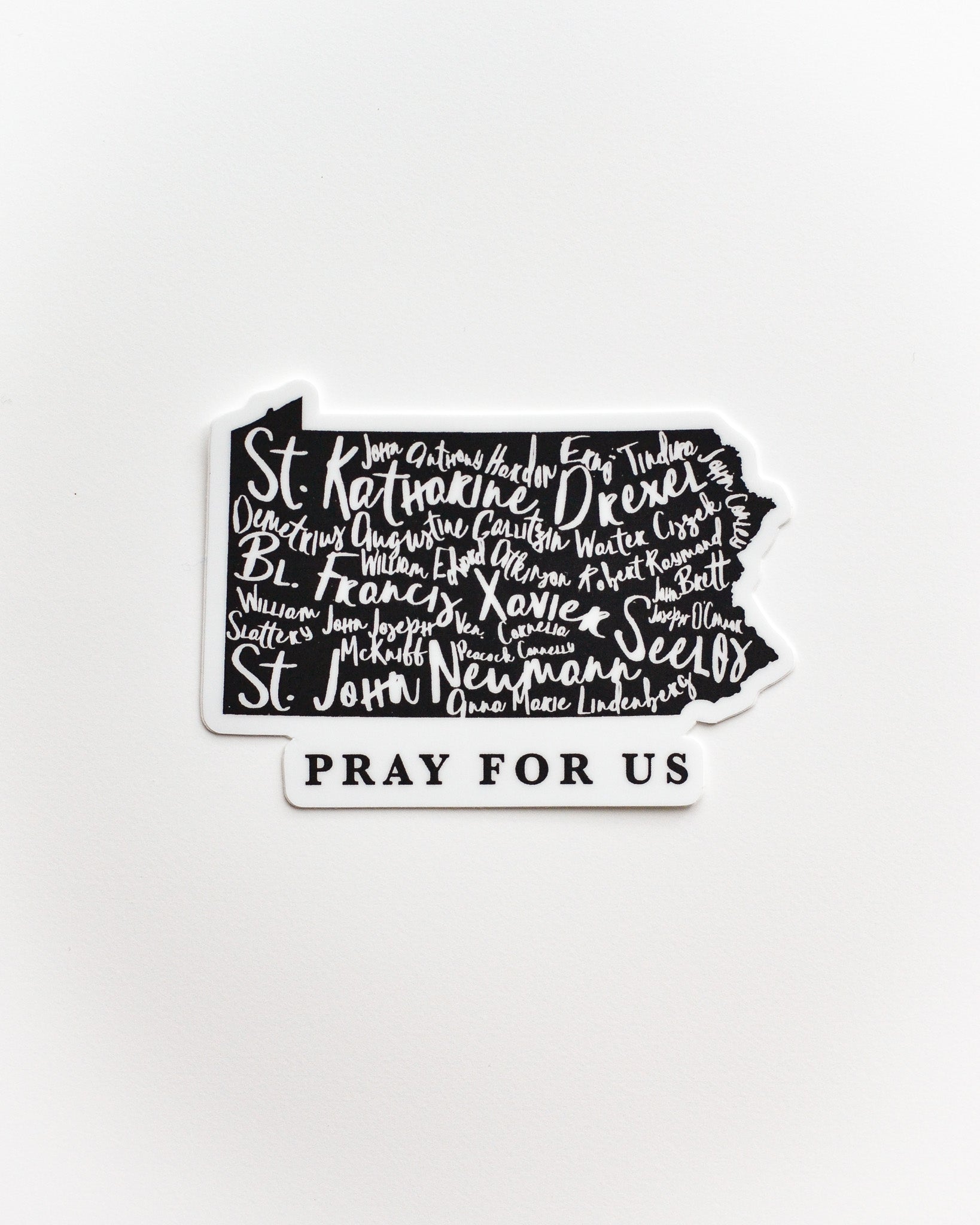 Pennsylvania Saints Catholic Sticker