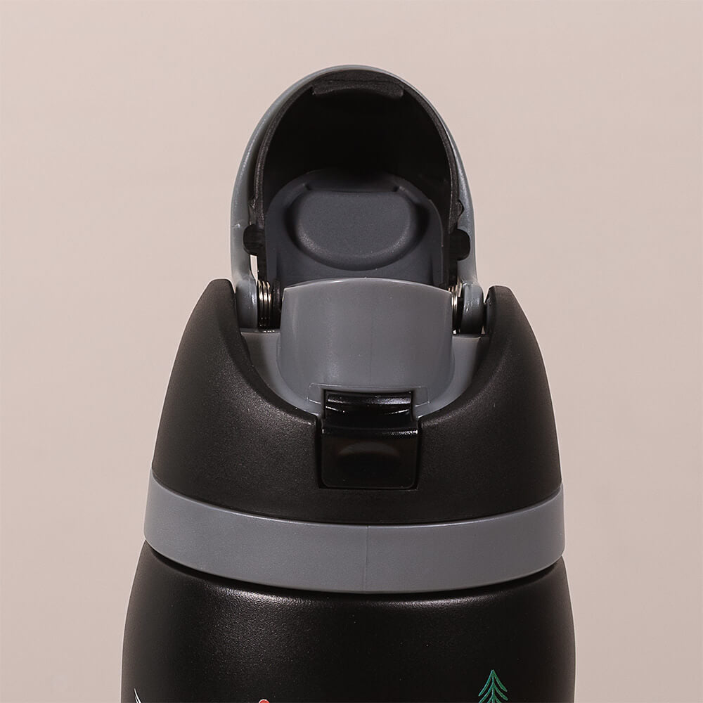 Personalized Black Confirmation Water Bottle