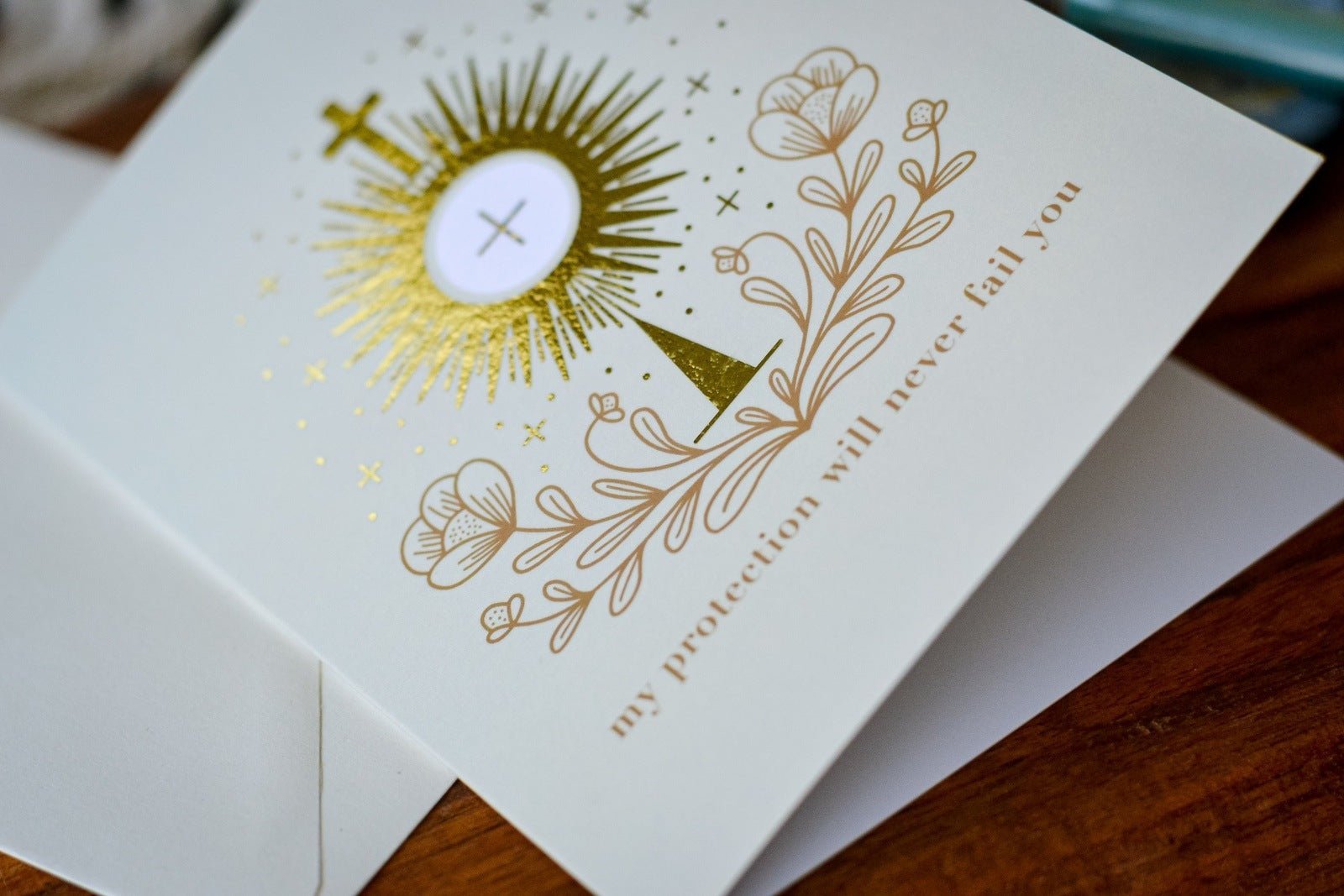 St. Clare of Assisi Monstrance Greeting Card