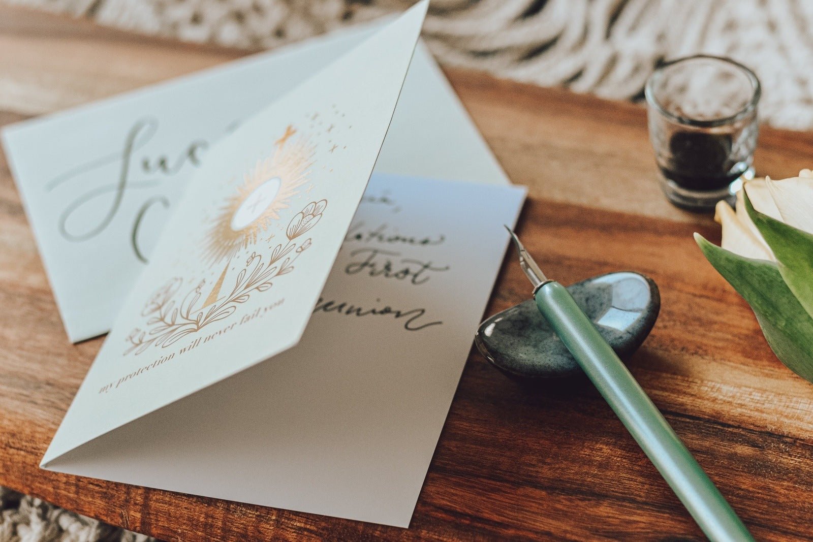 St. Clare of Assisi Monstrance Greeting Card
