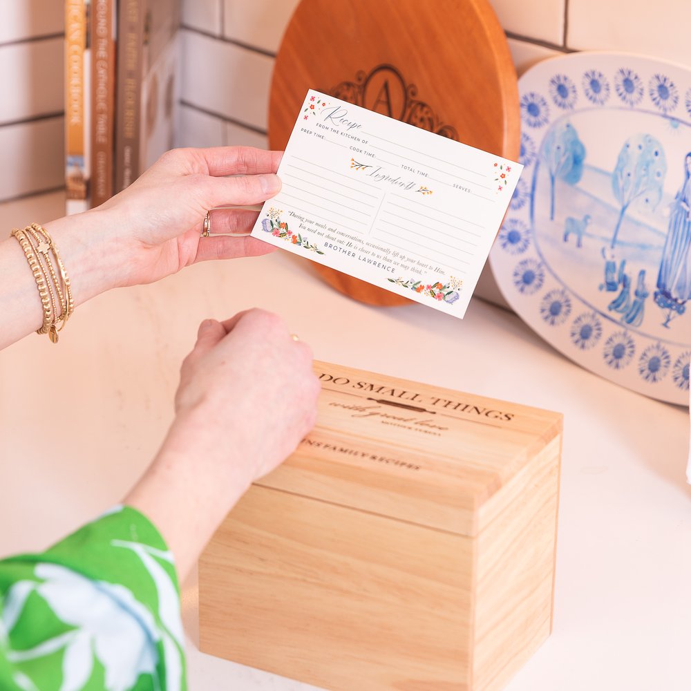 Lift Up Your Heart Recipe Cards