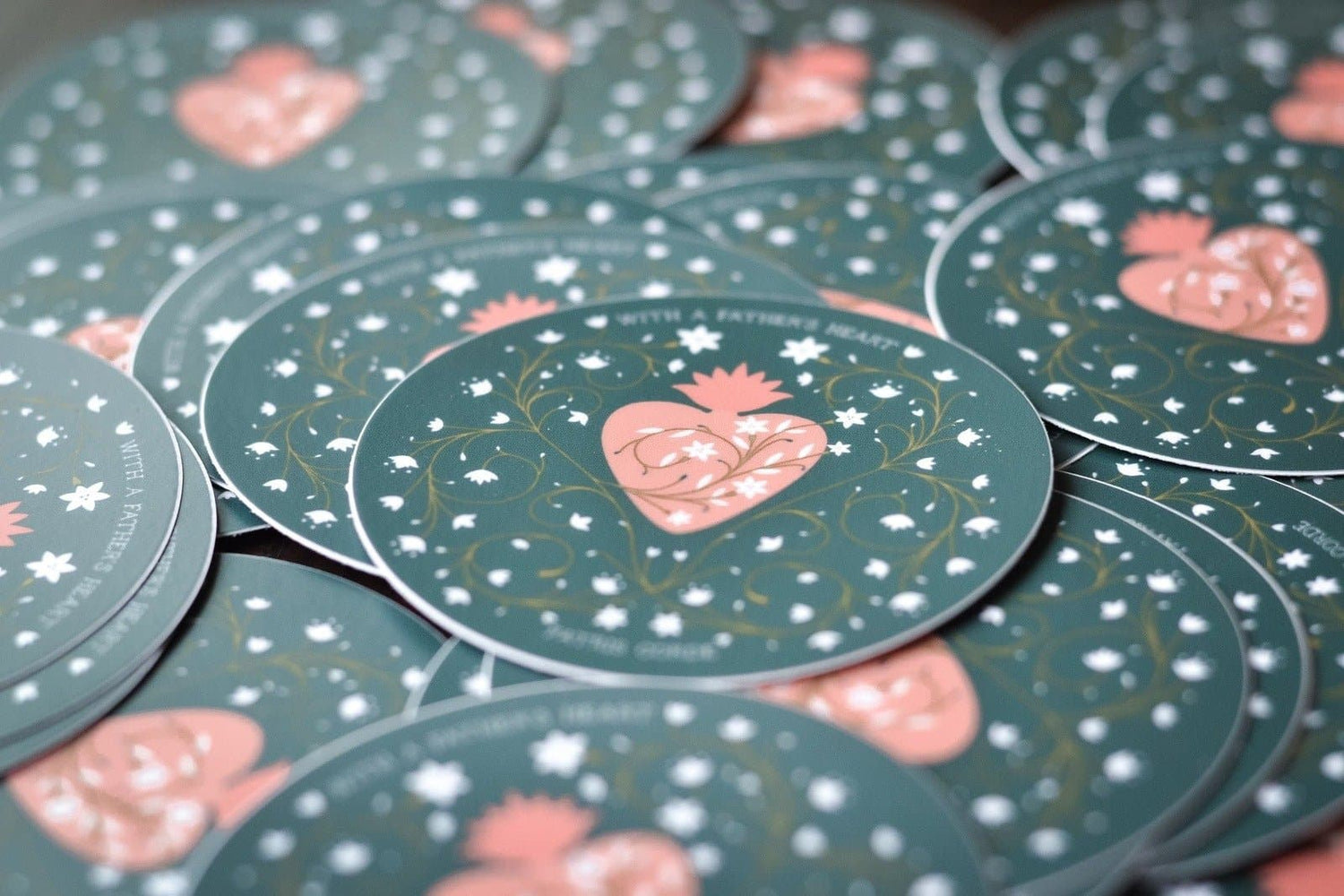 Chaste Heart of St. Joseph Catholic Sticker - Little Way Design Co.