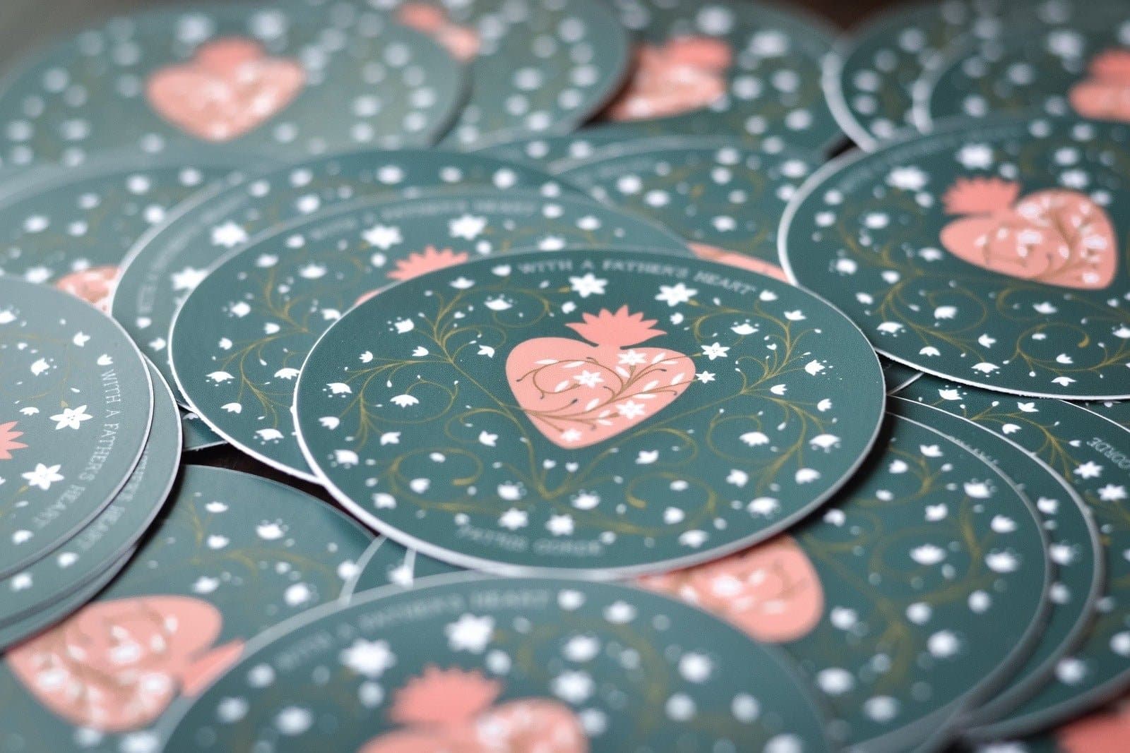 Chaste Heart of St. Joseph Catholic Sticker - Little Way Design Co.