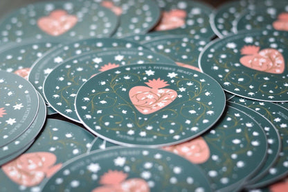 Chaste Heart of St. Joseph Catholic Sticker - Little Way Design Co.