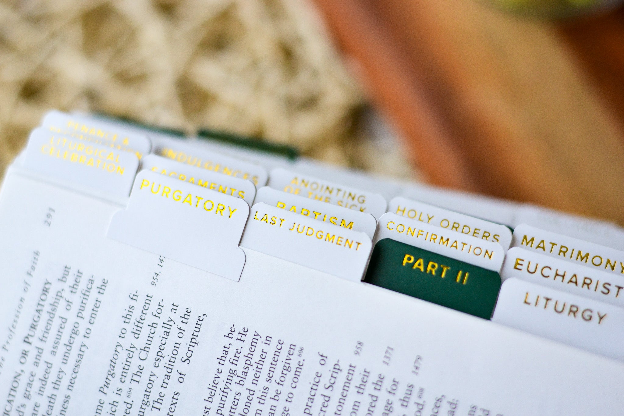 catholic catechism tabs