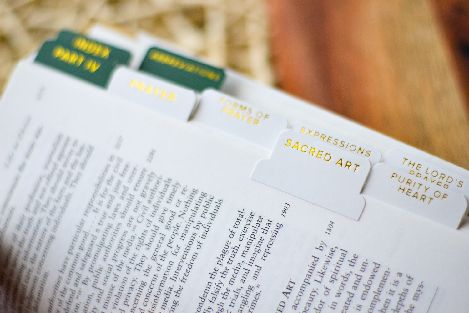 catholic catechism tabs