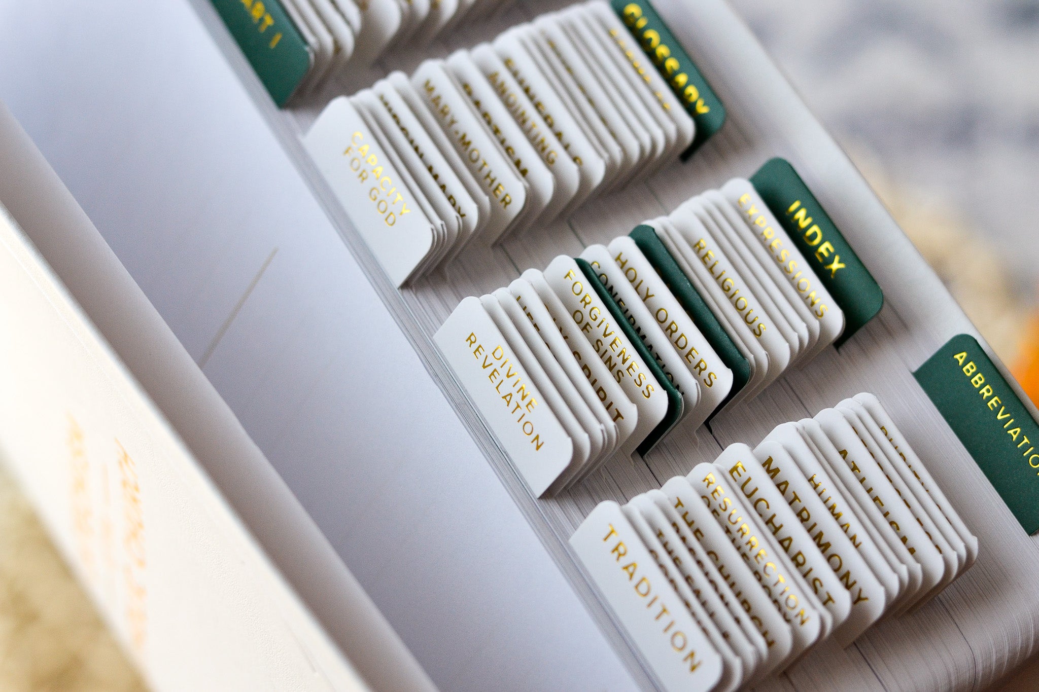 catholic catechism tabs