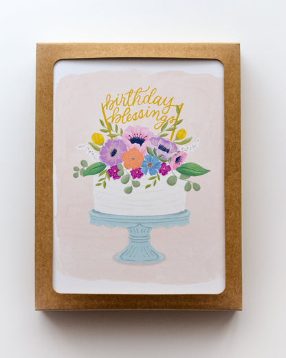 catholic birthday card in box