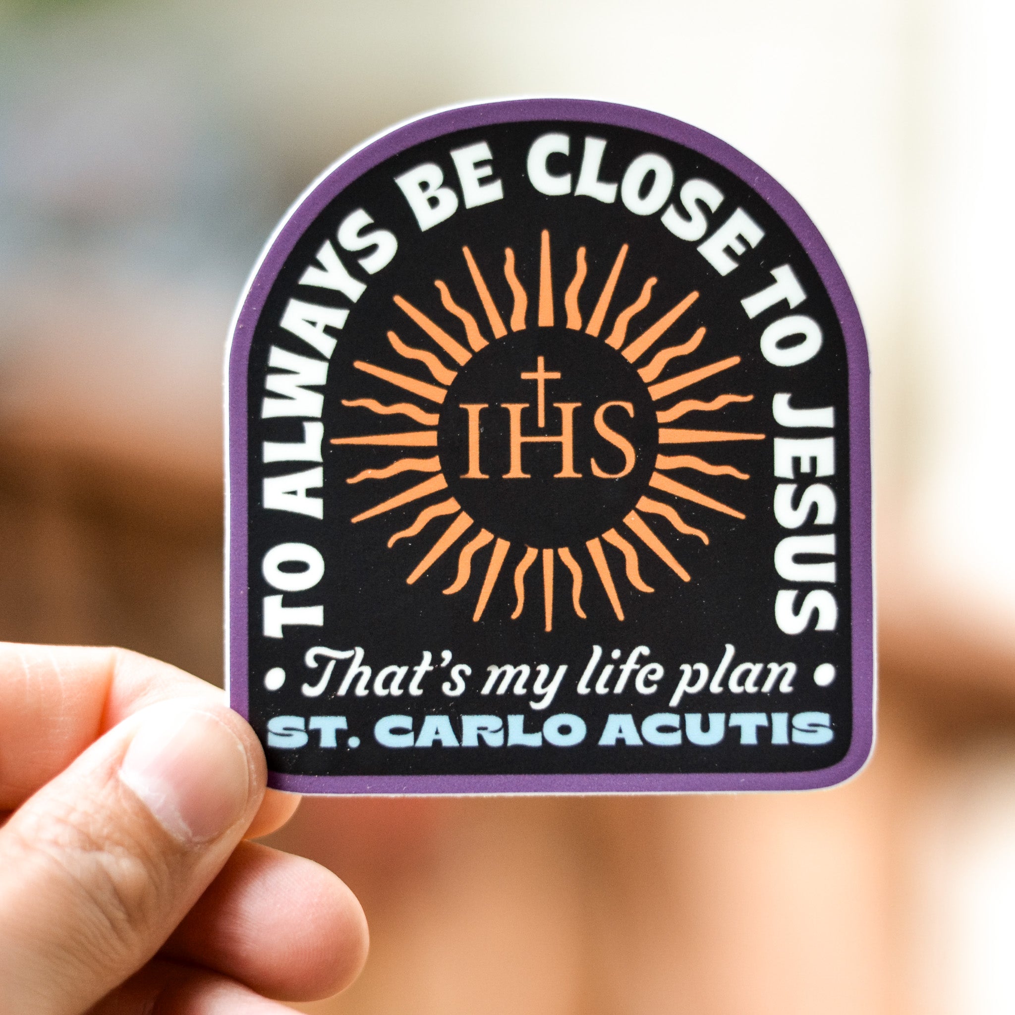 St. Carlo Acutis Life Plan Catholic Sticker