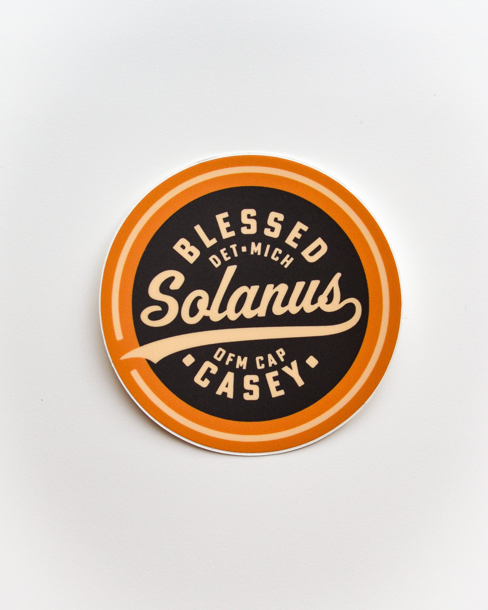 blessed solanus casey sticker
