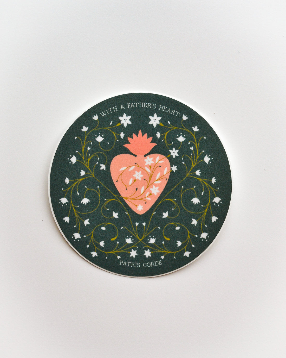 chaste heart of saint joseph catholic sticker