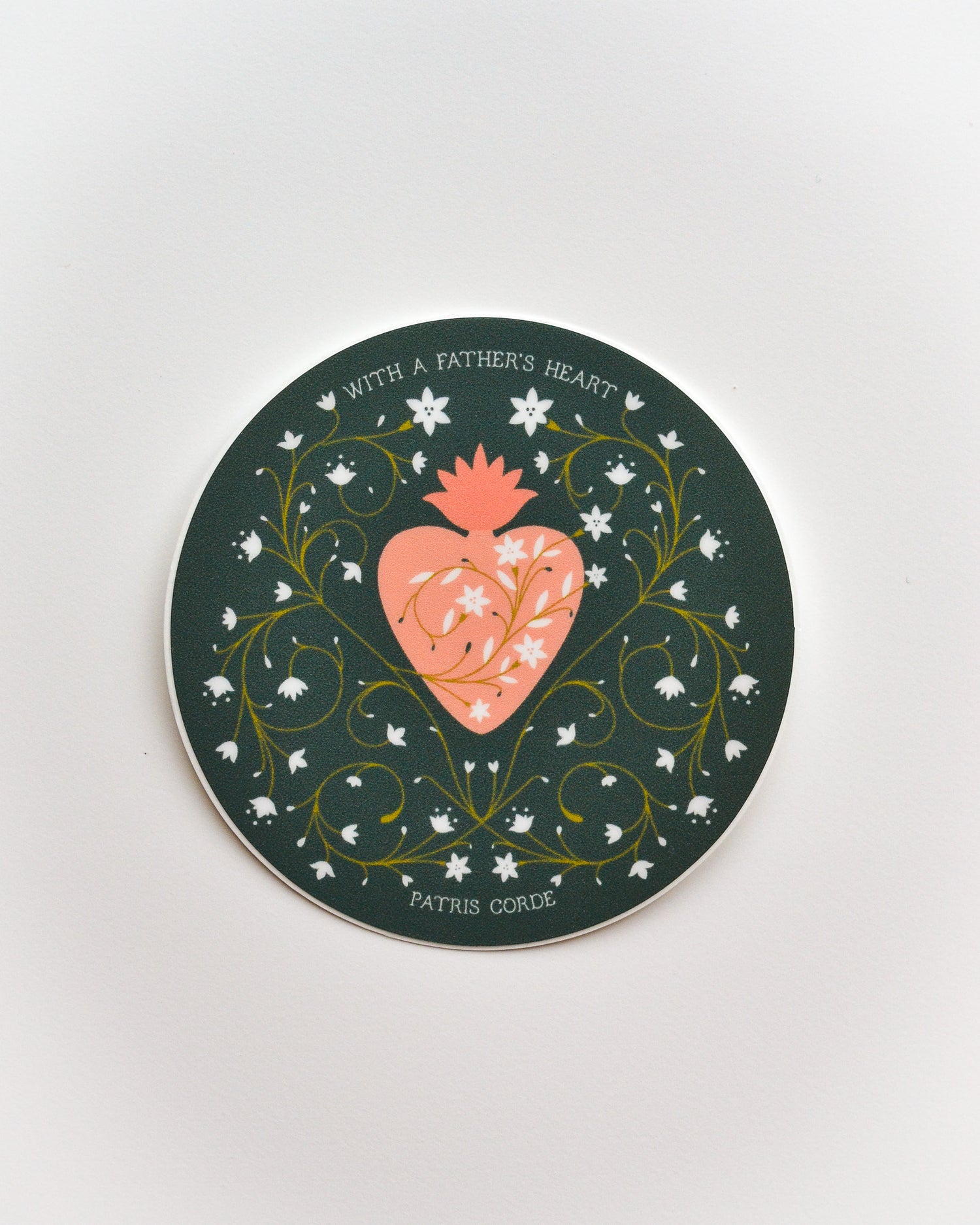 chaste heart of saint joseph catholic sticker