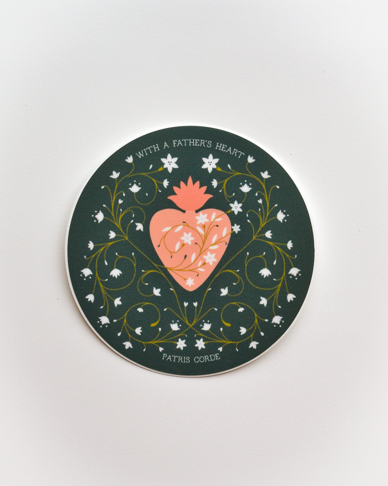 chaste heart of saint joseph catholic sticker