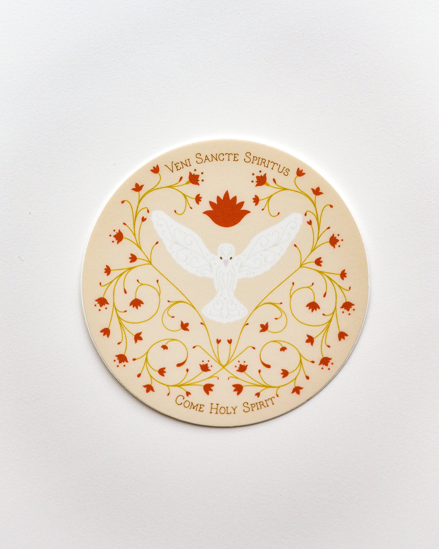 holy spirit catholic sticker