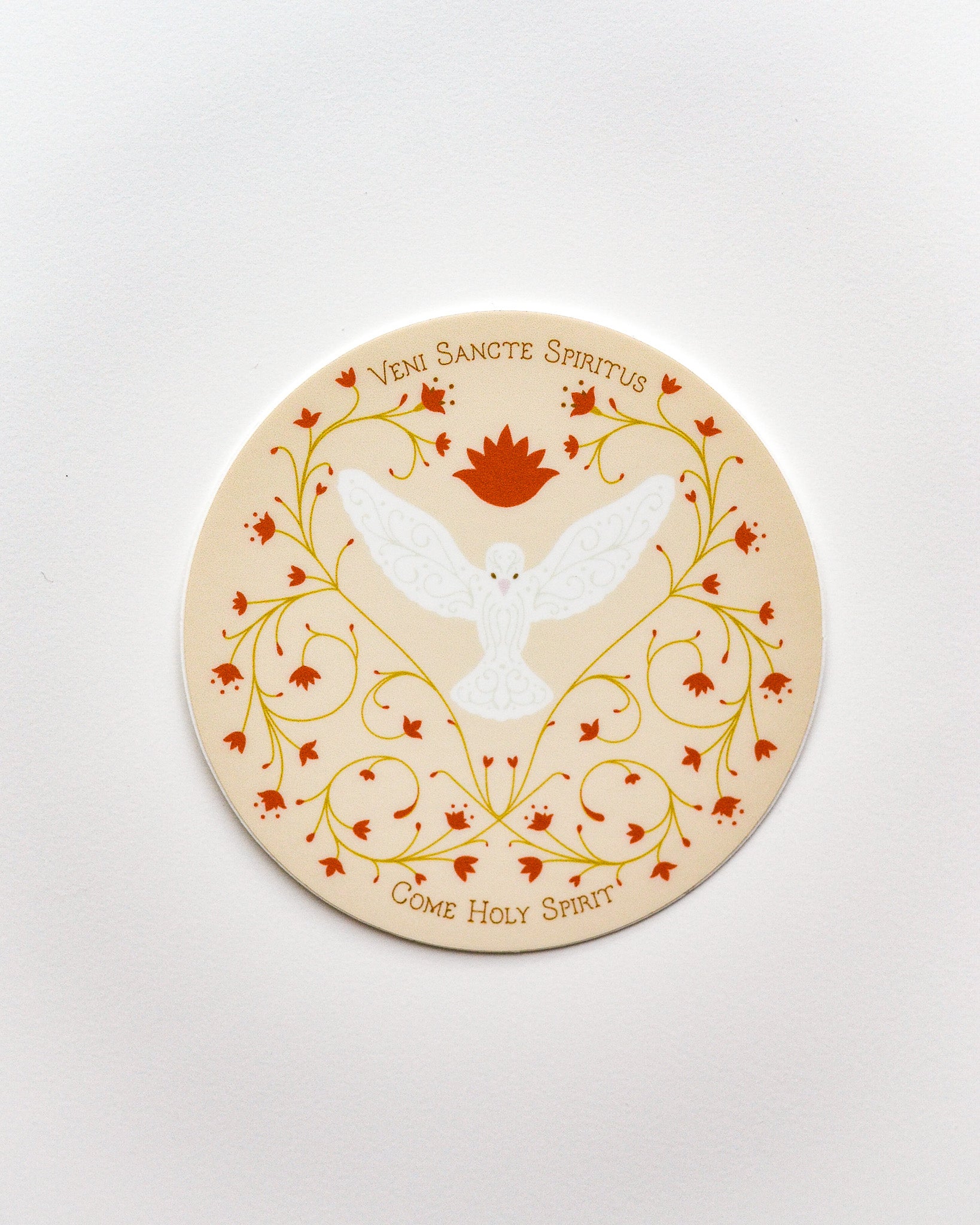 holy spirit catholic sticker