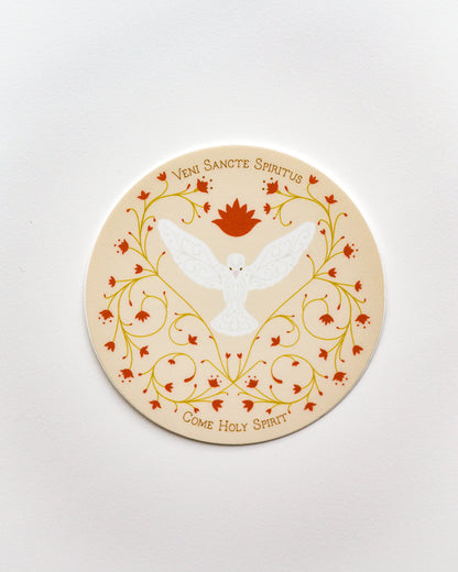 holy spirit catholic sticker