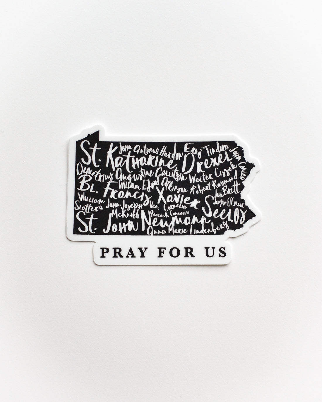 pennsylvania catholic saints sticker
