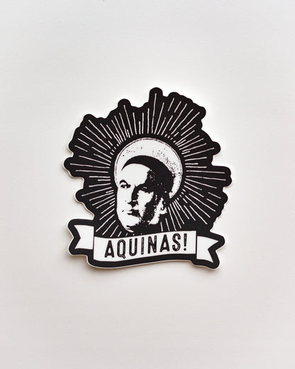 thomas aquinas catholic sticker