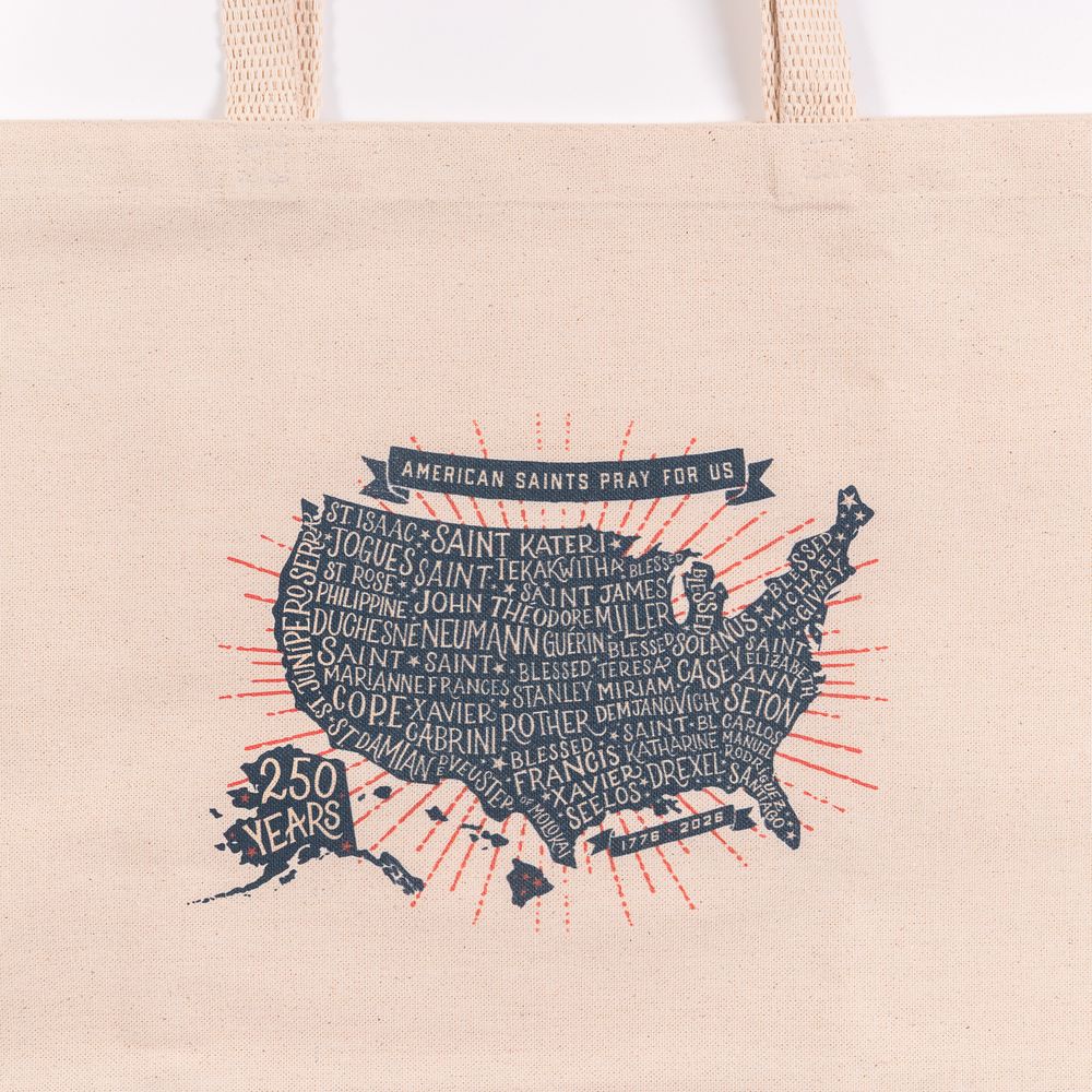 American Saints 250th Commemorative Canvas Tote