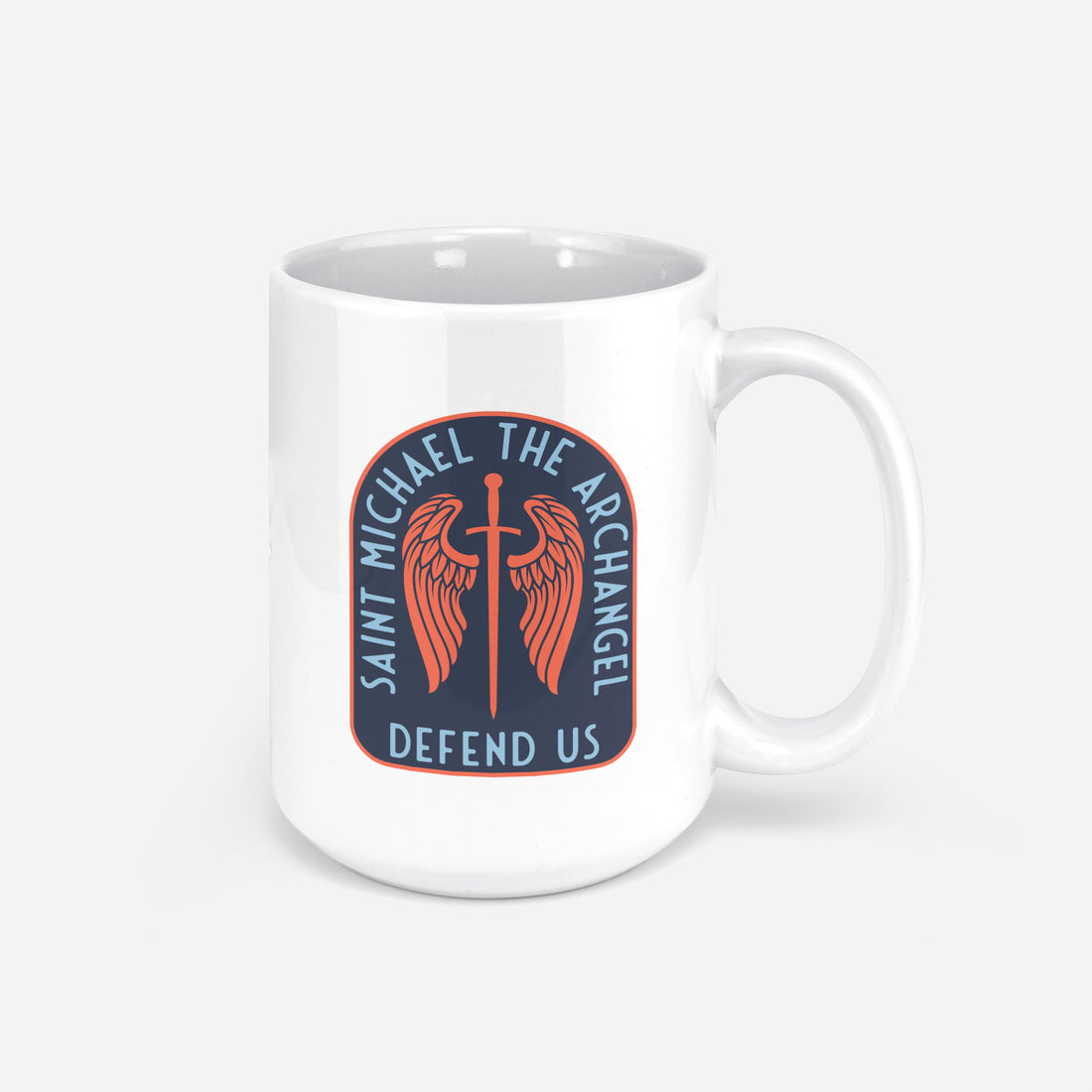 St. Michael Sword &amp; Shield Coffee Mug
