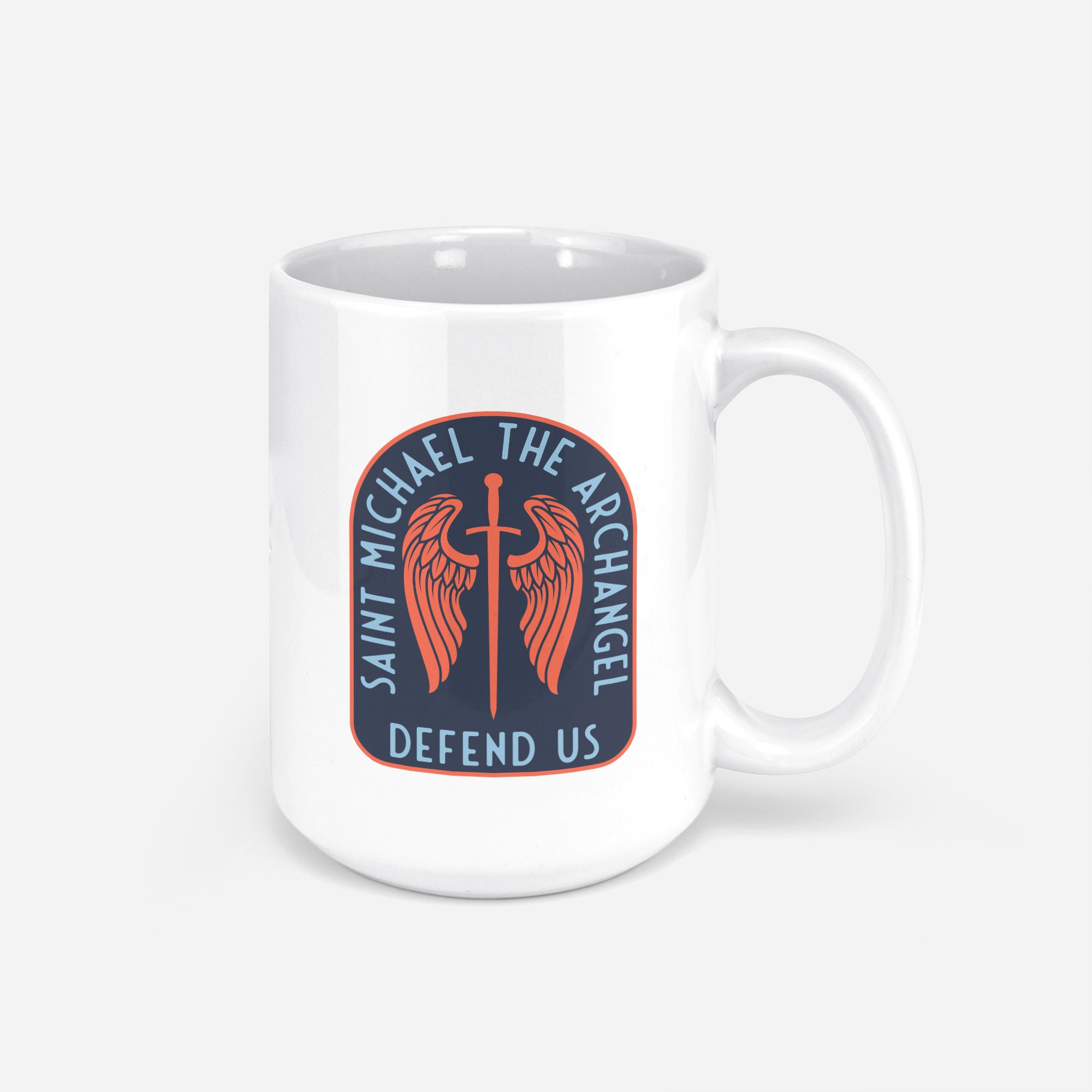 St. Michael Sword &amp; Shield Coffee Mug