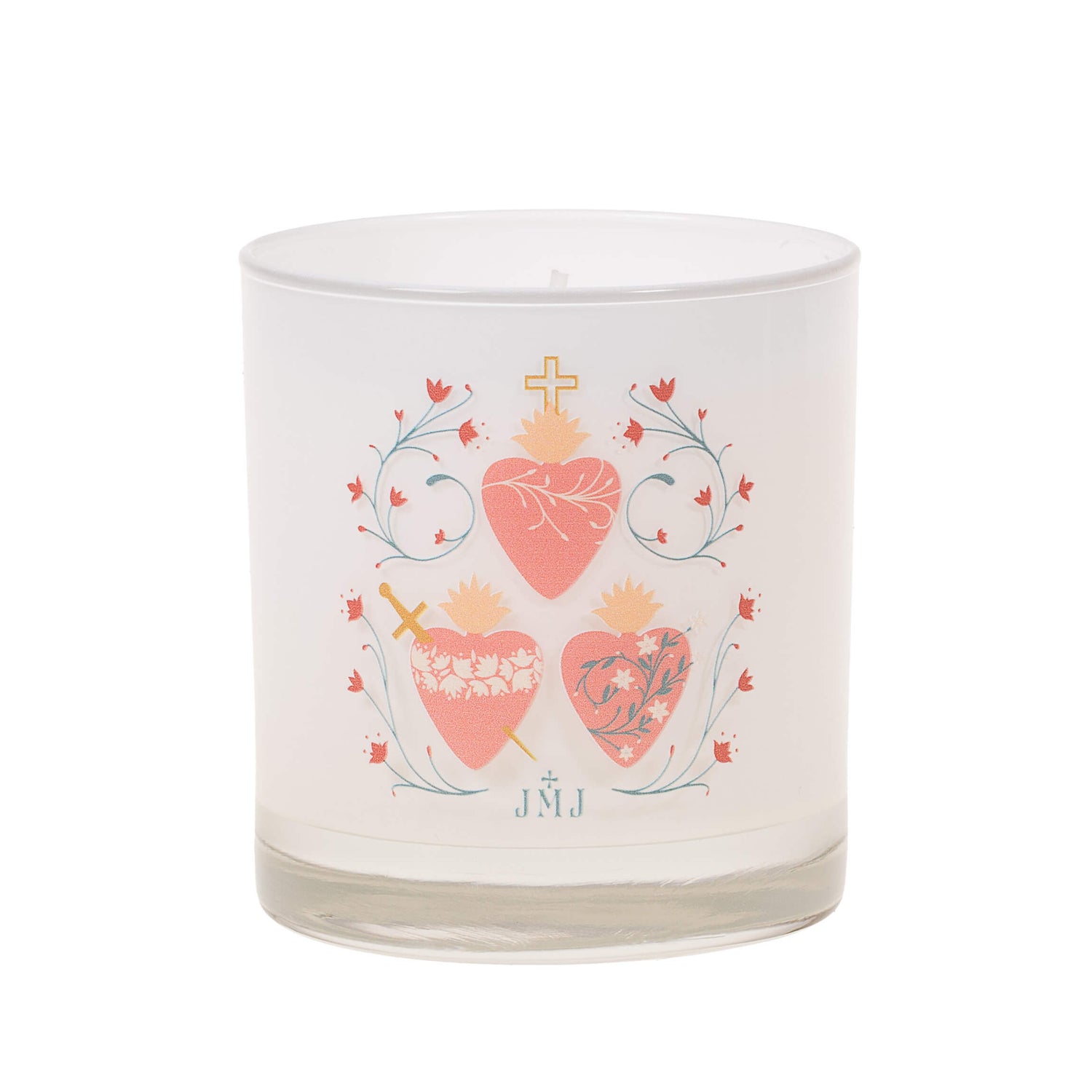 JMJ Three Hearts Candle