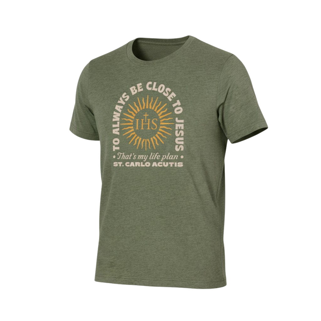 Carlo Acutis Life Plan T-shirt