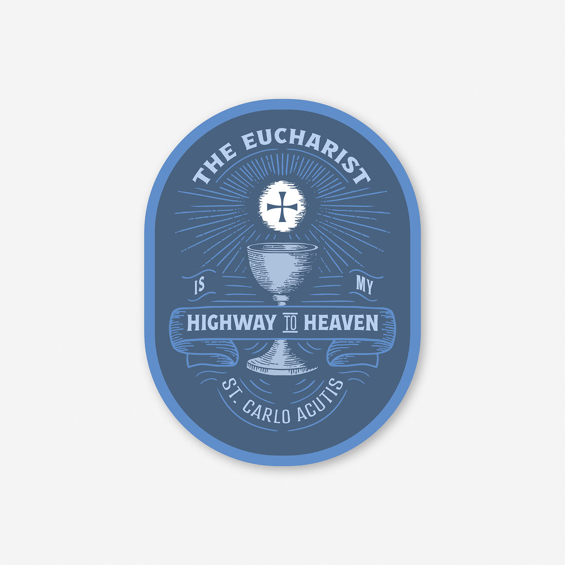 Eucharist First Communion St. Carlo Acutis Quote Vinyl Sticker