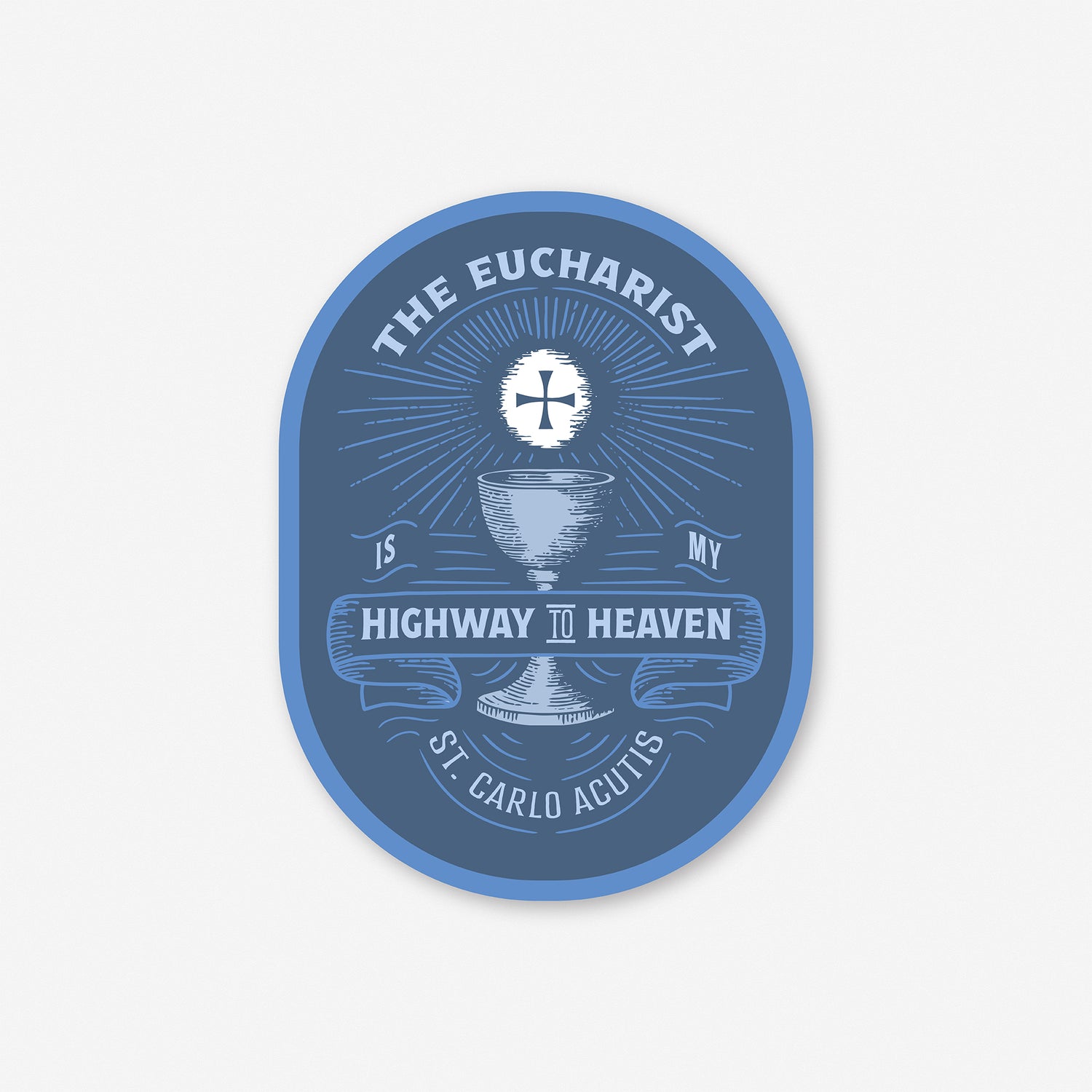 Eucharist First Communion St. Carlo Acutis Quote Vinyl Sticker