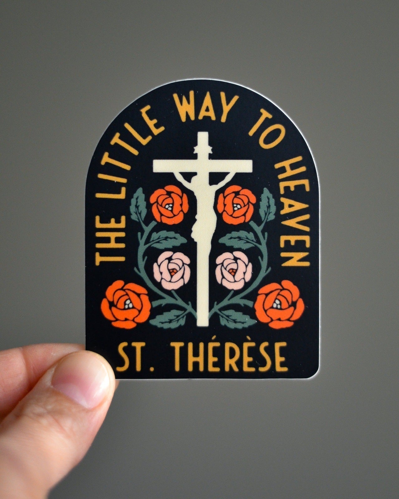 St. Thérèse Little Way to Heaven Catholic Sticker