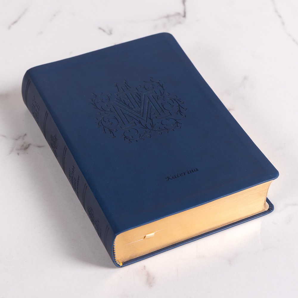 Personalized Marian Cross Bible