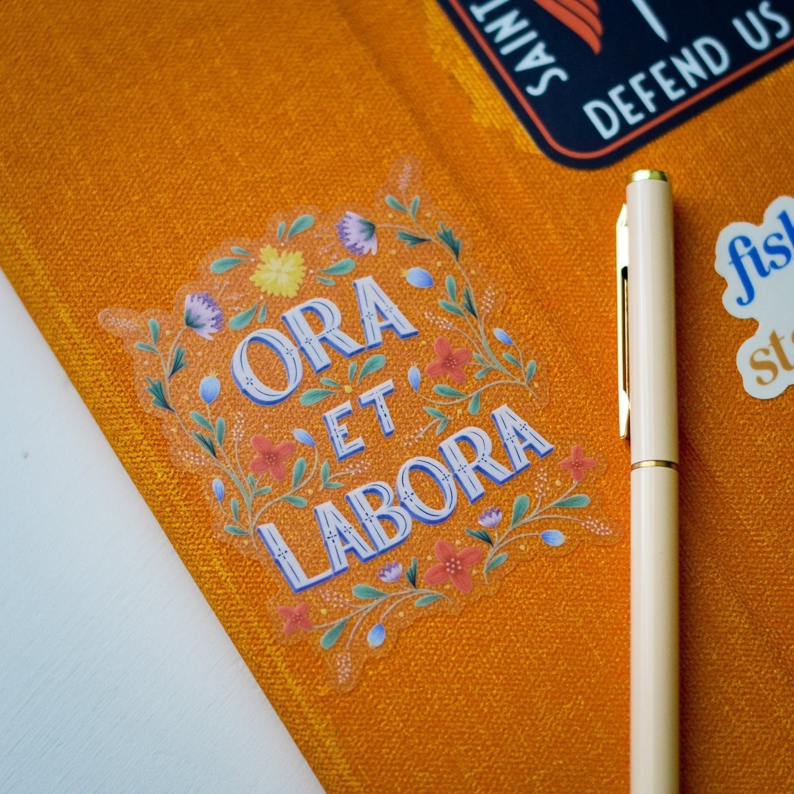 Ora Et Labora Catholic Sticker