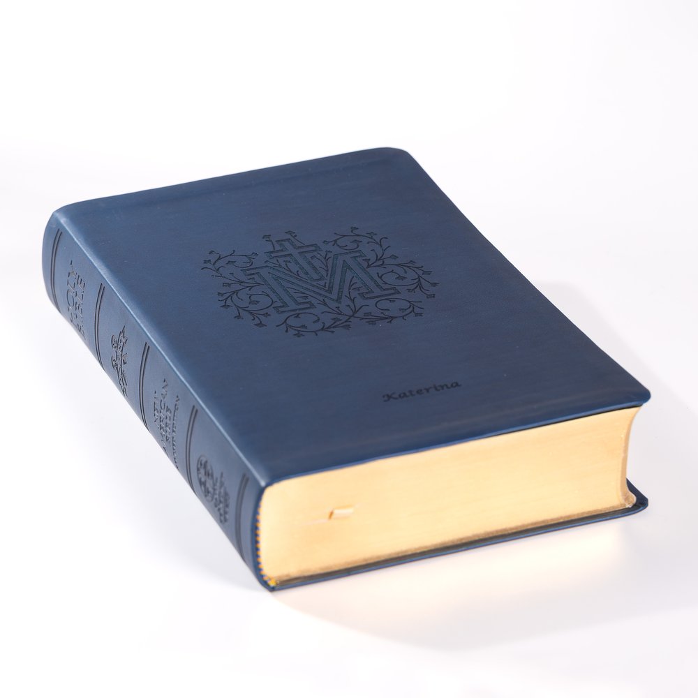 Personalized Marian Cross Bible