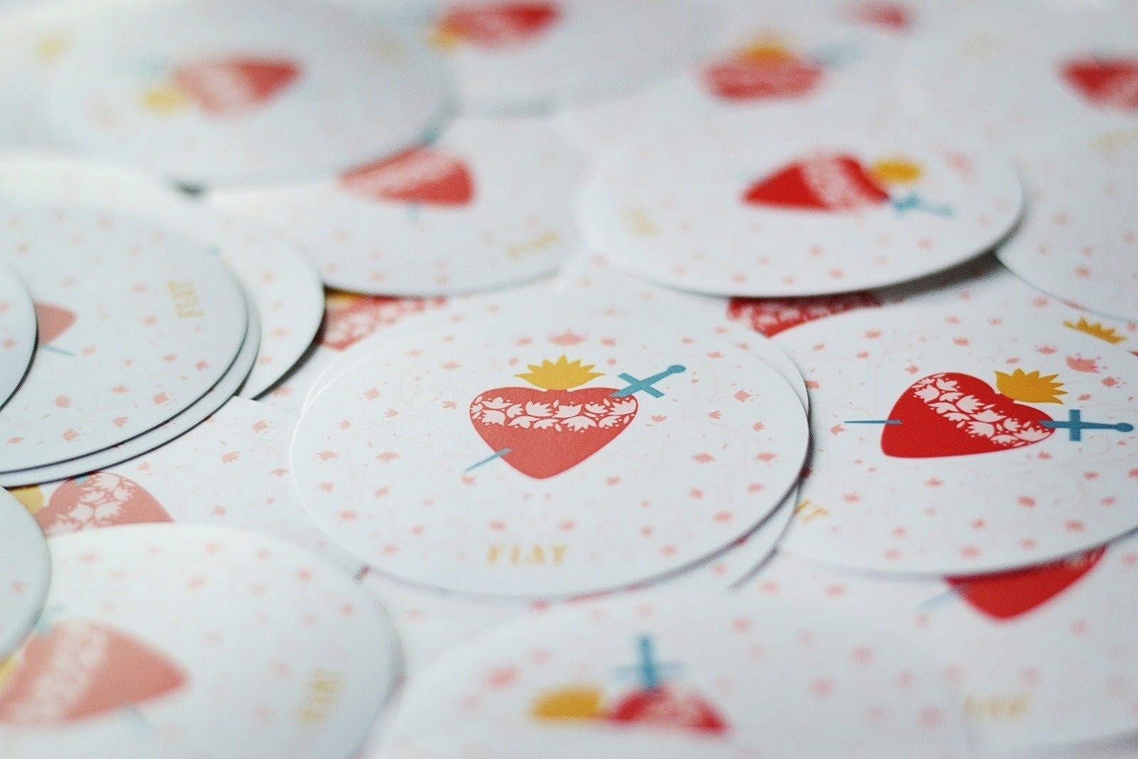 Immaculate Heart of Mary Fiat Catholic Sticker