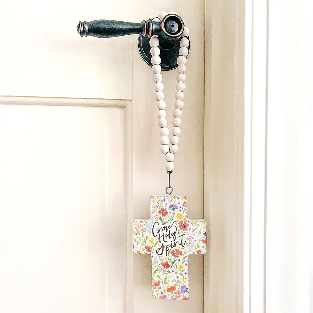 Come Holy Spirit Hanging Cross