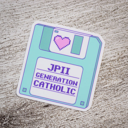 Pope St. John Paul II Generation Catholic Sticker