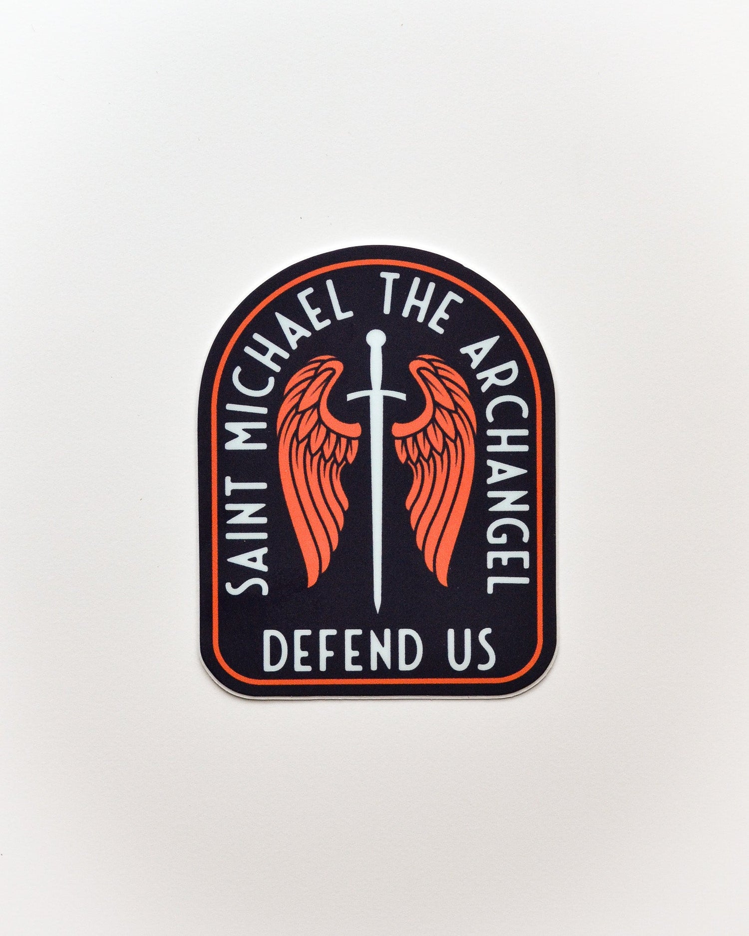 St. Michael Sword &amp; Shield Catholic Sticker