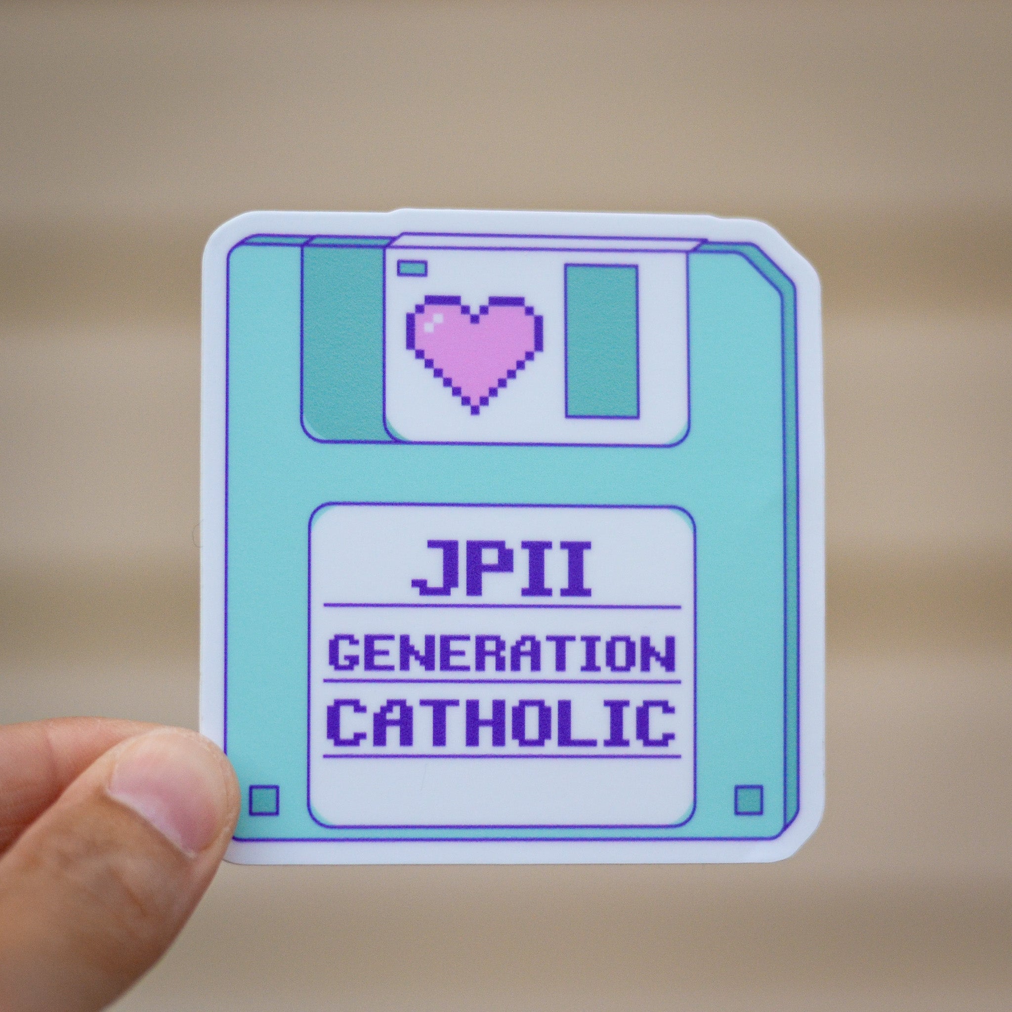 Pope St. John Paul II Generation Catholic Sticker