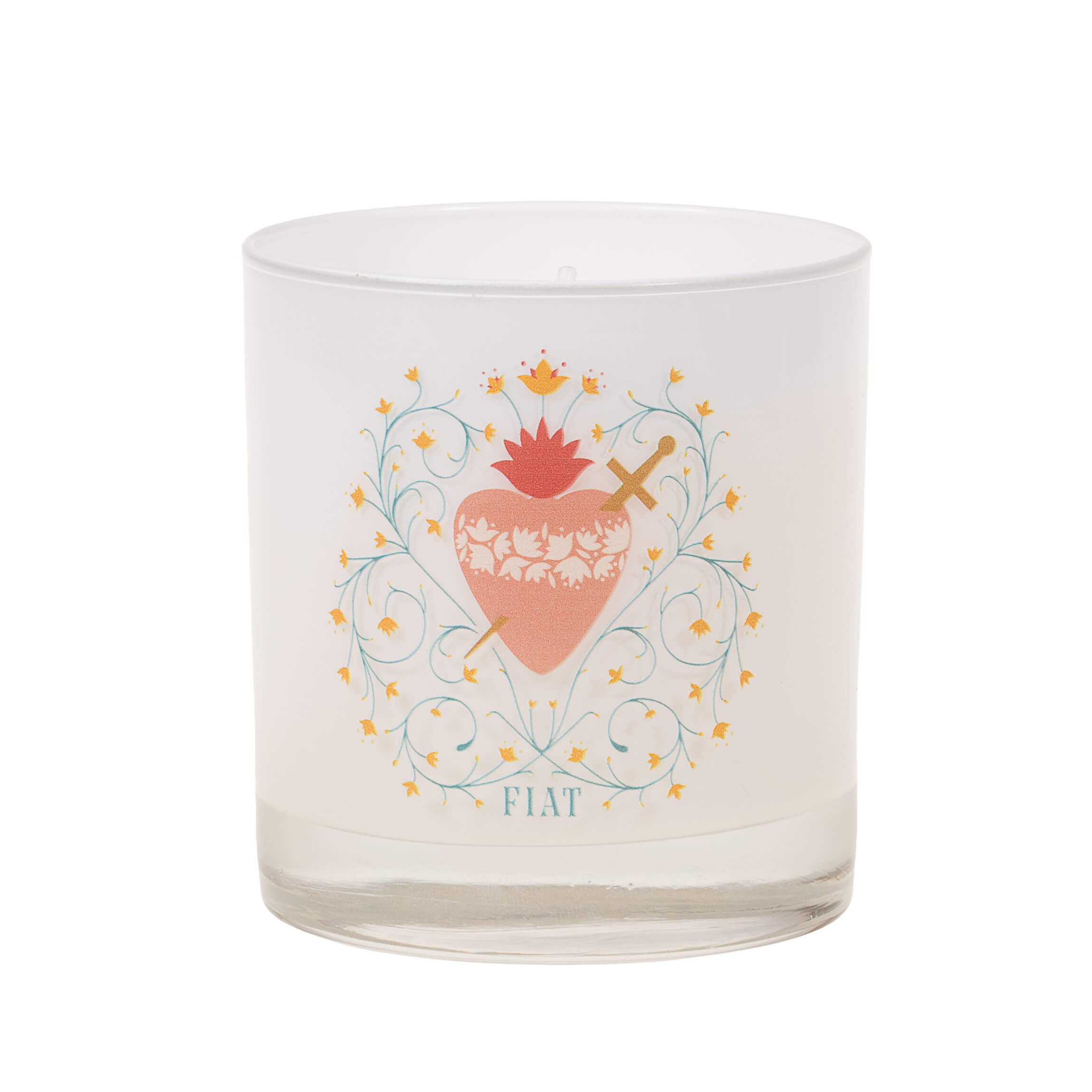 Immaculate Heart of Mary Fiat Candle