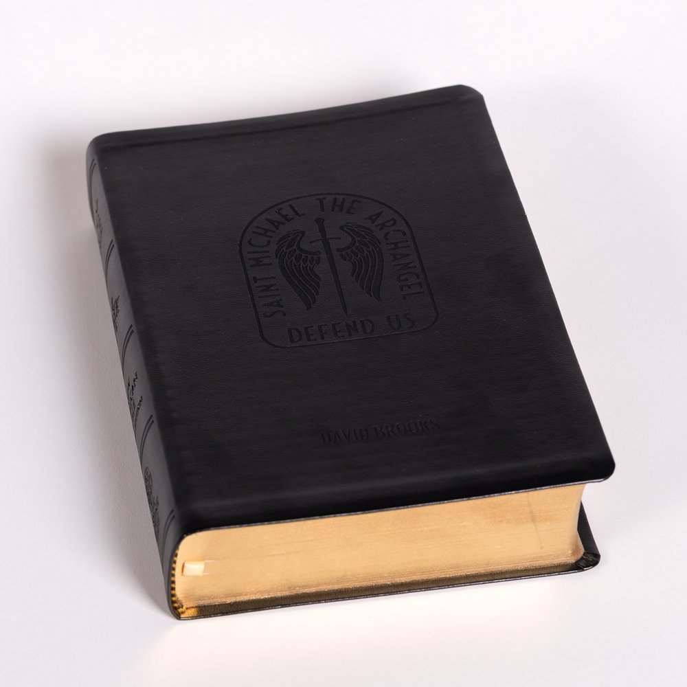 Personalized St. Michael Sword &amp; Shield Bible
