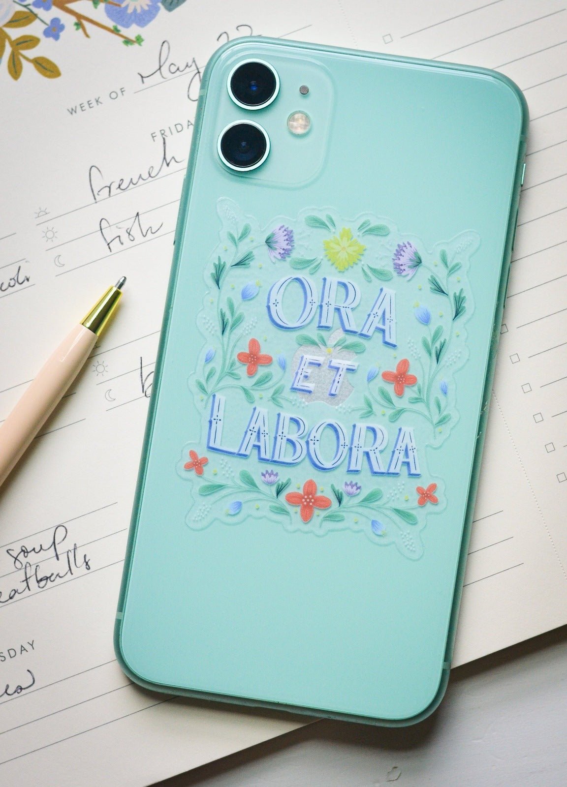 Ora Et Labora Catholic Sticker
