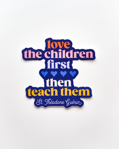 St. Théodore Guérin Vinyl Sticker