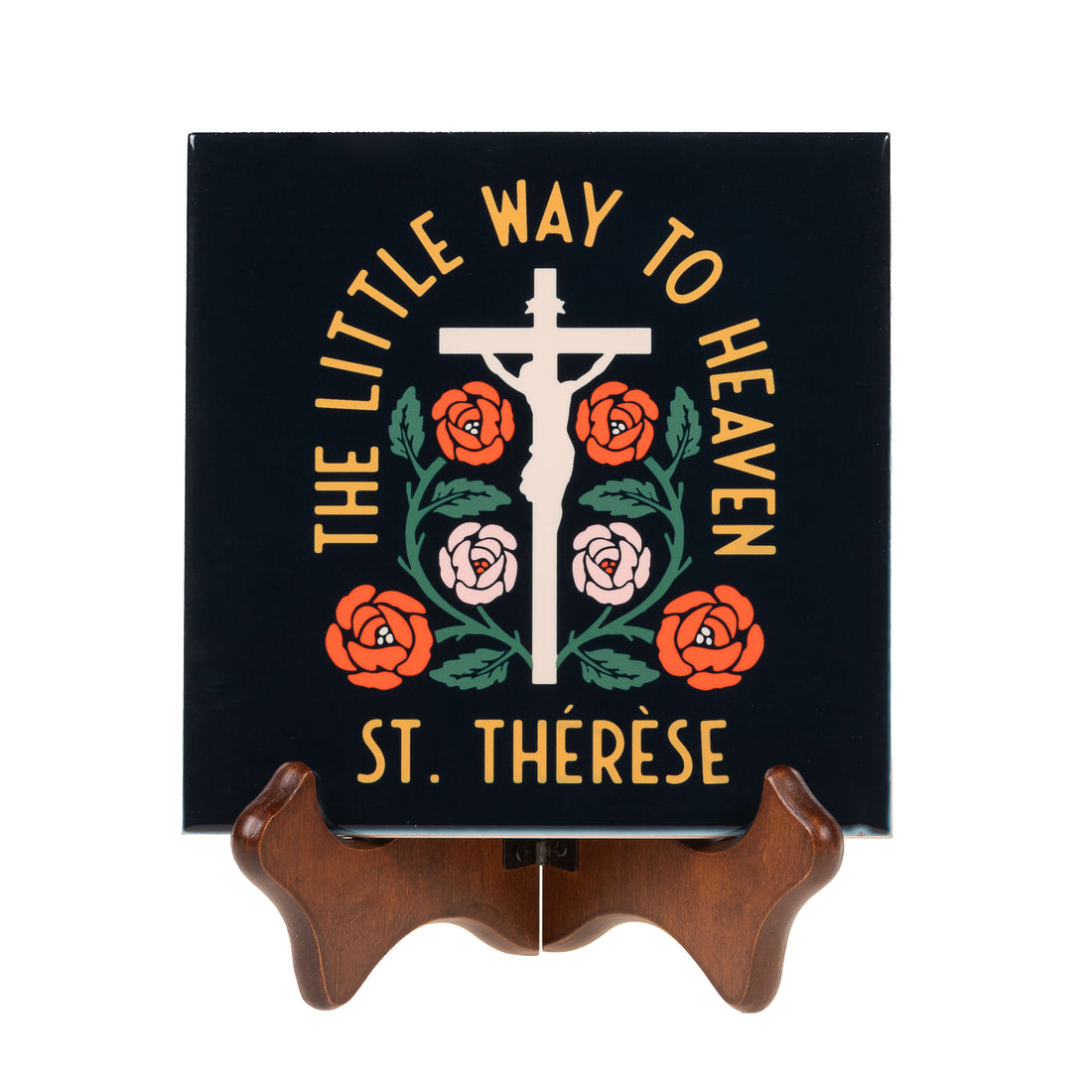St. Therese Little Way to Heaven Ceramic Tile